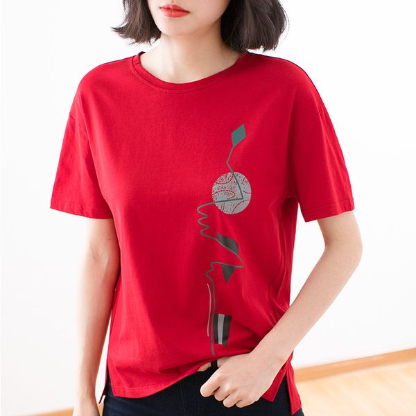 women's t-shirt t-shirt will see , geometric pattern plus size, cotton , women's t-shirts jd94, White
women's t-shirt t-shirt will see , geometric pattern plus size, cotton , women's t-shirts jd94, White
