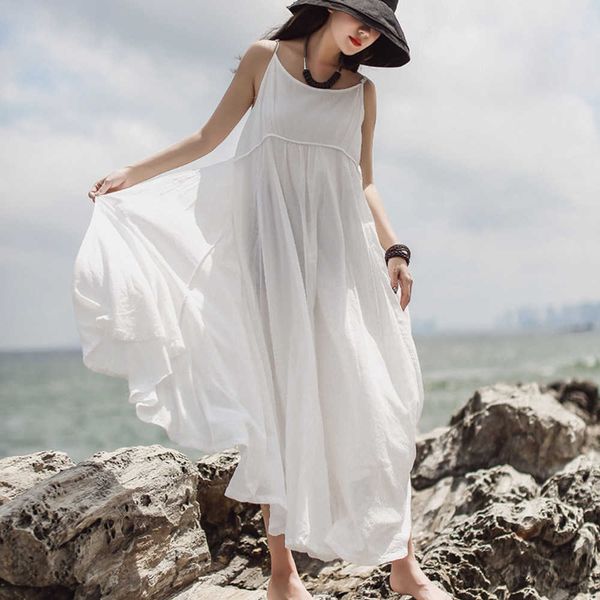 party dresses summer of cotton literary women suspend dress simple national style solid color casual 7xf5, White;black
party dresses summer of cotton literary women suspend dress simple national style solid color casual 7xf5, White;black
