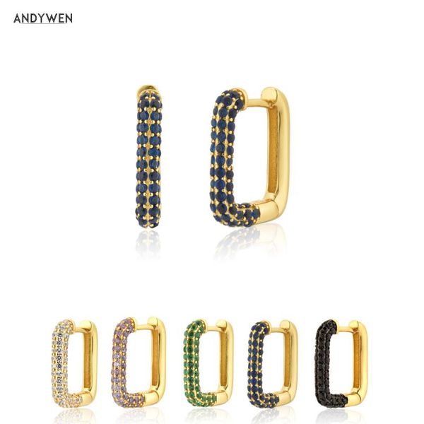 hoop & huggie andywen 925 sterling silver blue zircon crystal hoops piercing luxury huggies women fashion fine jewelry 2021 rock punk clips, Golden;silver
hoop & huggie andywen 925 sterling silver blue zircon crystal hoops piercing luxury huggies women fashion fine jewelry 2021 rock punk clips, Golden;silver
