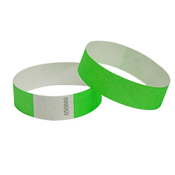 party decoration neon green colors 3/4 inch tyvek wristbands with series numbers, id for parties events, 500 piece
party decoration neon green colors 3/4 inch tyvek wristbands with series numbers, id for parties events, 500 piece