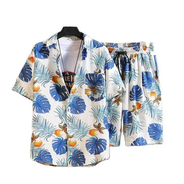 men's tracksuits men sleeve shirt sportwaer hawai tracksuit clothes set summer fashion flower slim fit casual cotton short, Gray
men's tracksuits men sleeve shirt sportwaer hawai tracksuit clothes set summer fashion flower slim fit casual cotton short, Gray