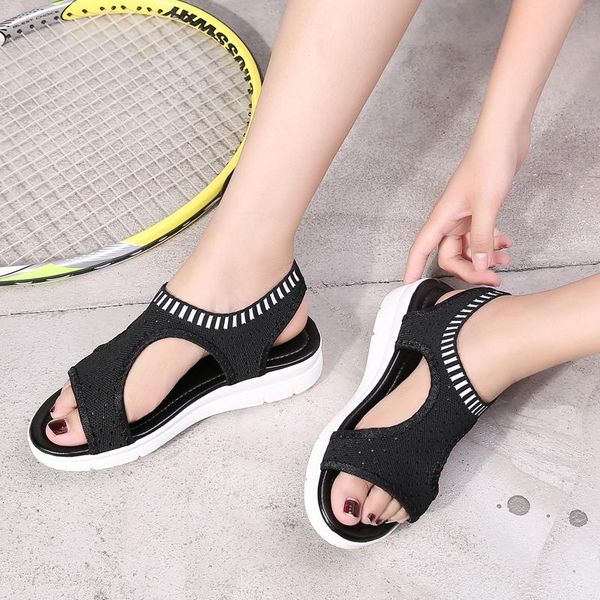summer breathable woveing net cloth joker outdoor casual women sandals thick bottom footwear lightweight non-slip, Black
summer breathable woveing net cloth joker outdoor casual women sandals thick bottom footwear lightweight non-slip, Black