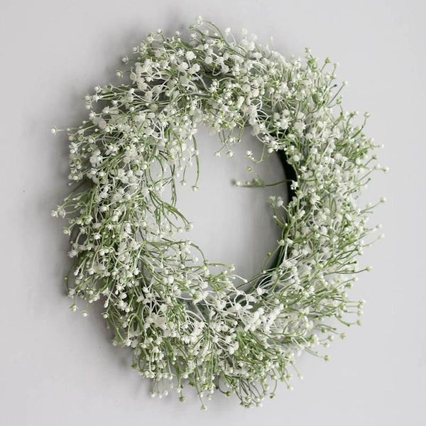 decorative flowers & wreaths 42cm artificial babysbreath wreath garland for wedding decoration home party diy wall hanging front door
decorative flowers & wreaths 42cm artificial babysbreath wreath garland for wedding decoration home party diy wall hanging front door