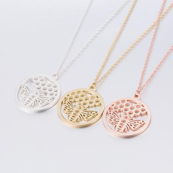 pendant necklaces yiustar women trendy long chain necklace honeycomb bee circle hive animal jewelry girls choker, Silver
pendant necklaces yiustar women trendy long chain necklace honeycomb bee circle hive animal jewelry girls choker, Silver