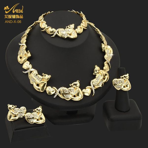 earrings & necklace aniid bear xoxo big wedding nigeria jewelry sets for women bracelets ethiopian 24k gold dubai bridal jewellery moroccan, Silver
earrings & necklace aniid bear xoxo big wedding nigeria jewelry sets for women bracelets ethiopian 24k gold dubai bridal jewellery moroccan, Silver