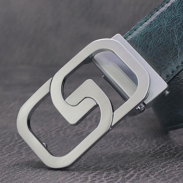 belts green leather men's belt designer sliding buckle casual jeans ceinture homme, Black;brown
belts green leather men's belt designer sliding buckle casual jeans ceinture homme, Black;brown