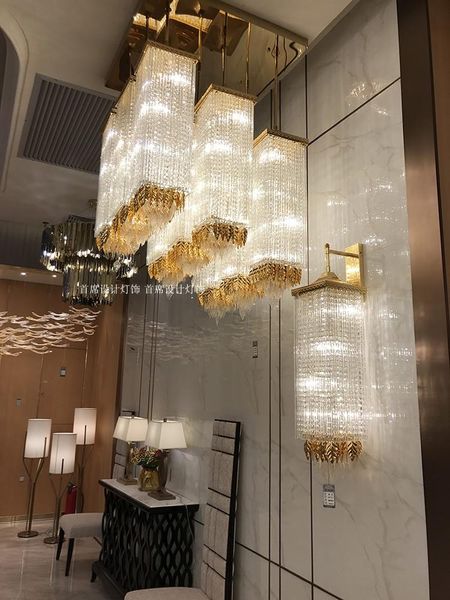 wall lamp el conference room non-standard project lobby hall crystal art large villa duplex building living hanging
wall lamp el conference room non-standard project lobby hall crystal art large villa duplex building living hanging