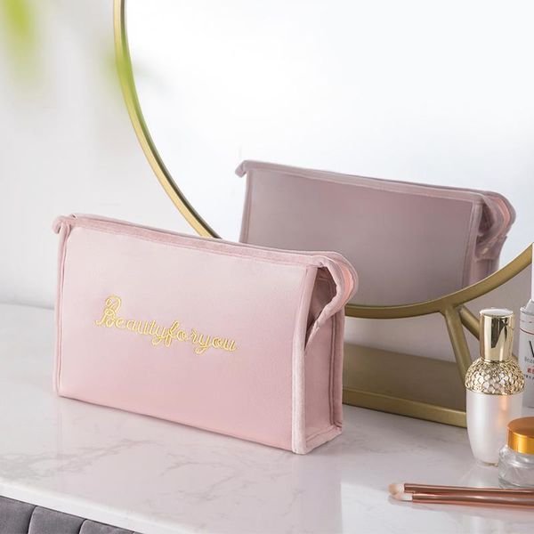 cosmetic bags & cases personalized travel makeup bag embroidery protable flannel waterproof organizer pouch custom made f
cosmetic bags & cases personalized travel makeup bag embroidery protable flannel waterproof organizer pouch custom made f