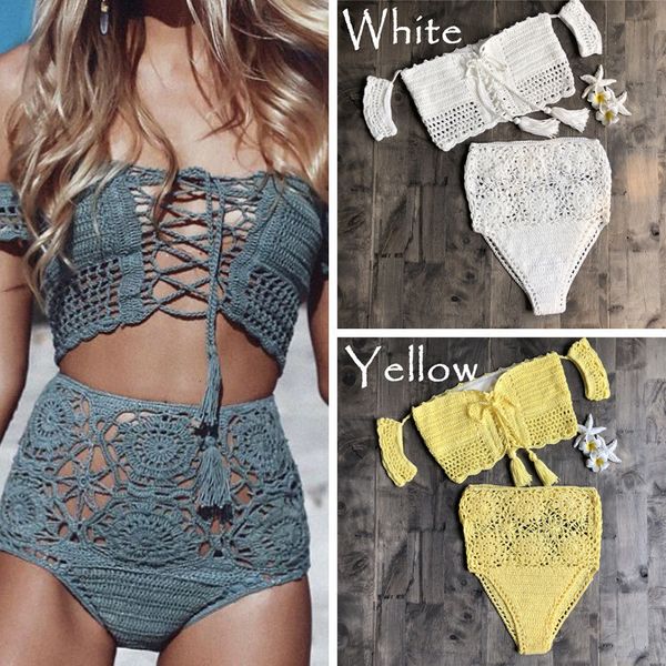 shoulder off solid crochet crop color and bottom swimwear women high waist bikini set swimsuit biquini bathing, White;black
shoulder off solid crochet crop color and bottom swimwear women high waist bikini set swimsuit biquini bathing, White;black