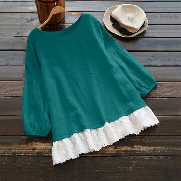 women's blouses & shirts elegant loose blouse women vintage patchwork bow ruffle v-neck long sleeve streetwear tee shirt mujer camiseta, White
women's blouses & shirts elegant loose blouse women vintage patchwork bow ruffle v-neck long sleeve streetwear tee shirt mujer camiseta, White