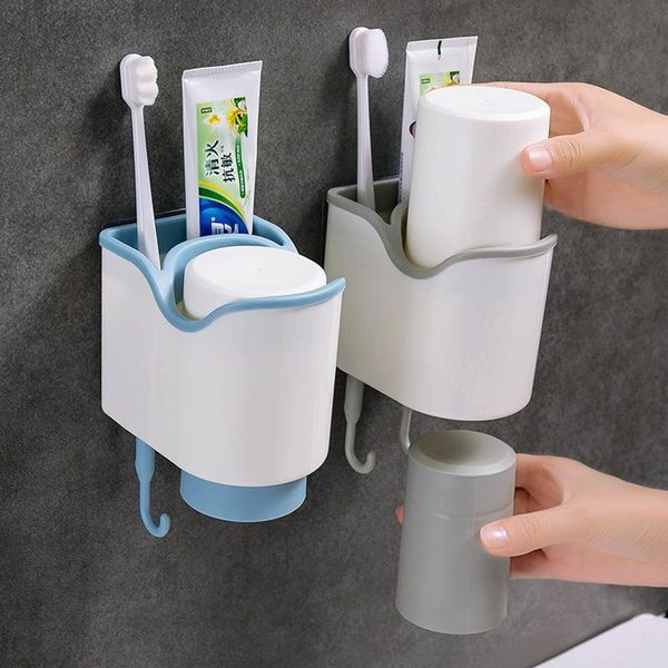 hooks & rails mouthwash cup rack household brushing shelf couple toothbrush cupbathroom simple magnetic suction set
hooks & rails mouthwash cup rack household brushing shelf couple toothbrush cupbathroom simple magnetic suction set