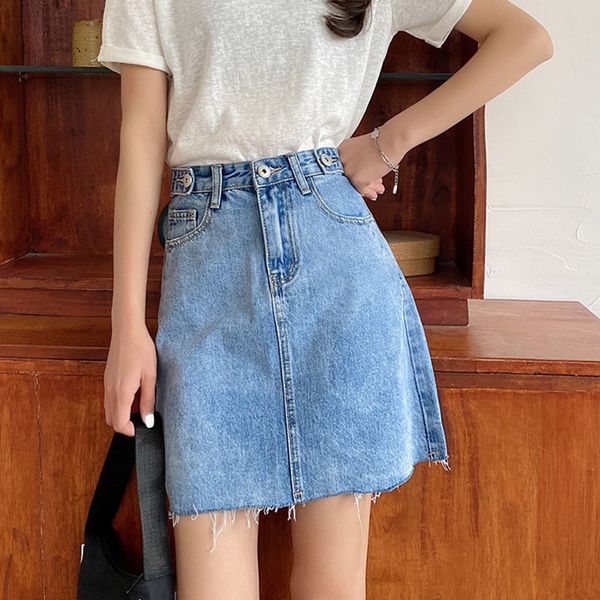 skirts street wear high waist denim women summer arrival a line jeans with tassel korean style quality falda mvul, Black
skirts street wear high waist denim women summer arrival a line jeans with tassel korean style quality falda mvul, Black