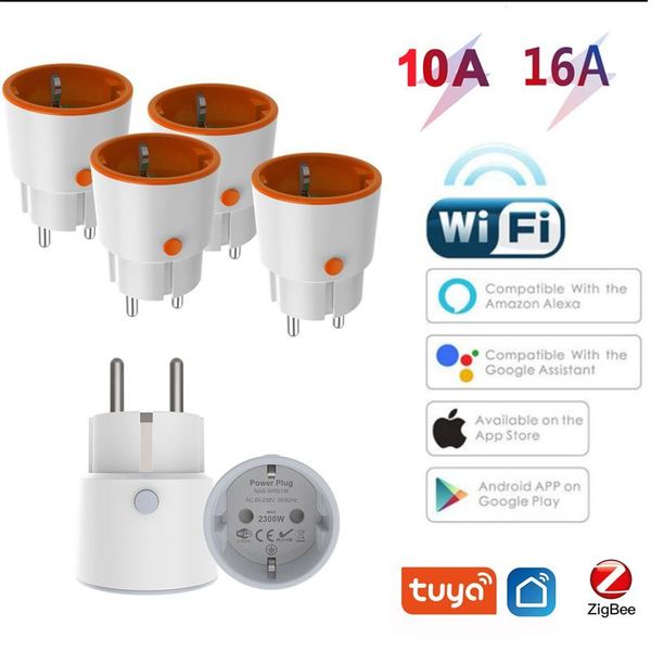 smart power plugs zigbee plug wifi socket eu 10a 16a monitor timing function tuya smartlife app control works with alexa google home
smart power plugs zigbee plug wifi socket eu 10a 16a monitor timing function tuya smartlife app control works with alexa google home