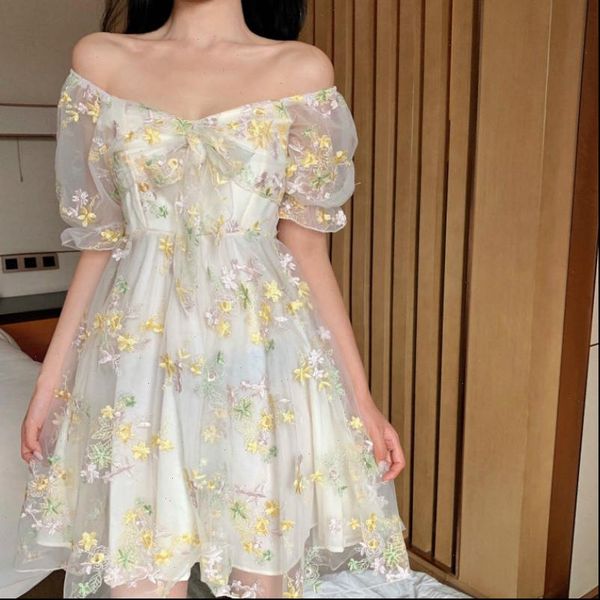 french womens dresses floral dress women puff sleeve lace chiffon print mini summer korean style vintage fairy, Black;gray
french womens dresses floral dress women puff sleeve lace chiffon print mini summer korean style vintage fairy, Black;gray