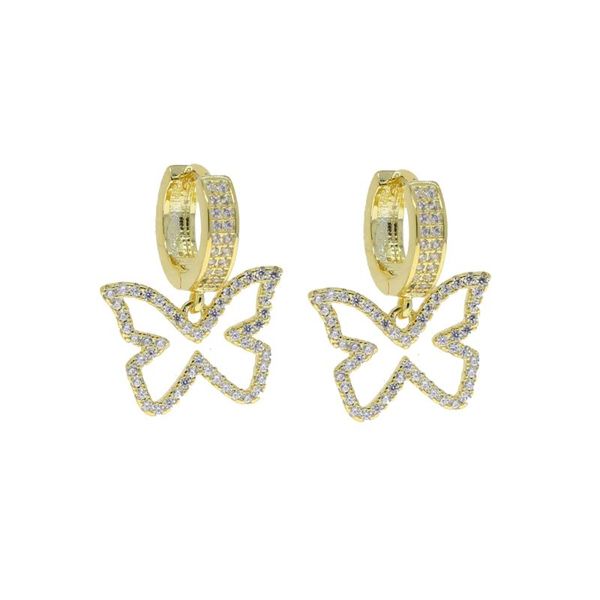 hoop & huggie lovely romantic gold color thin butterfly charm through earrings for women girl elegant gorgeous delicate jewelry accessory, Golden;silver
hoop & huggie lovely romantic gold color thin butterfly charm through earrings for women girl elegant gorgeous delicate jewelry accessory, Golden;silver