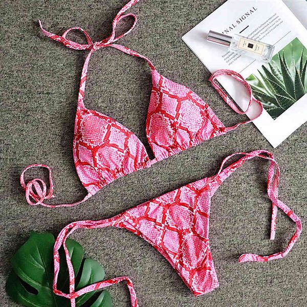 new snake print halter 2021 women swimsuit female swimwear two-pieces bikini set brazilian bather bathing suit swim ladying
new snake print halter 2021 women swimsuit female swimwear two-pieces bikini set brazilian bather bathing suit swim ladying