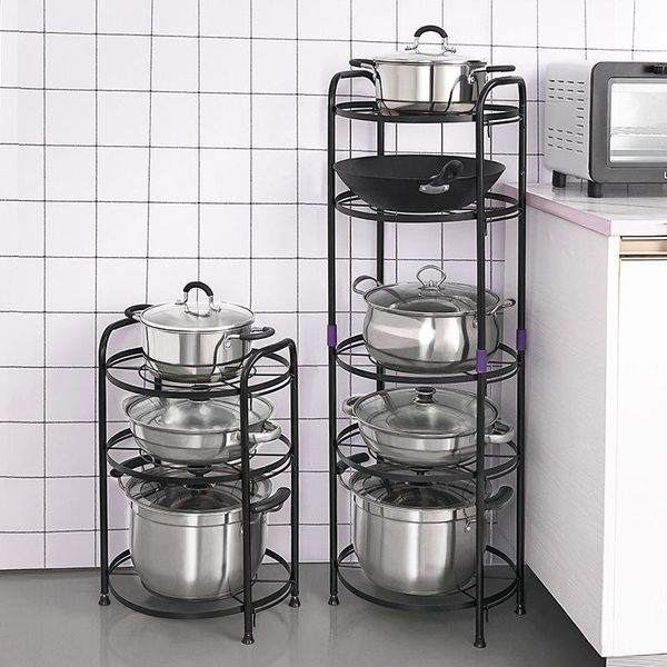 hooks & rails 1 pcs kitchen accessories utensils storage pan rack black three five layer household sorting
hooks & rails 1 pcs kitchen accessories utensils storage pan rack black three five layer household sorting