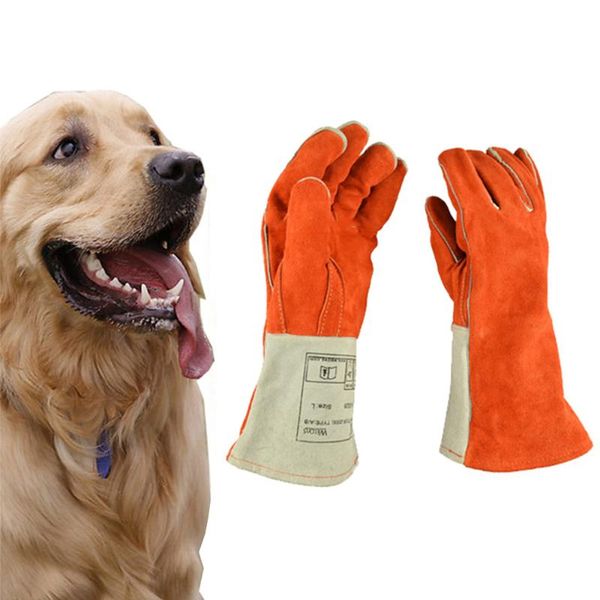dog grooming thicken anti-bite gloves animal training feeding snake bite anti-scratch self defense protector welder safety leather
dog grooming thicken anti-bite gloves animal training feeding snake bite anti-scratch self defense protector welder safety leather