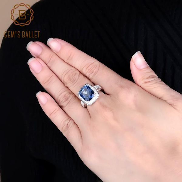 cluster rings gem's ballet 6.22ct natural iolite blue mystic quartz gemstone ring 925 sterling silver luxury rectangle for woman weddin, Golden;silver
cluster rings gem's ballet 6.22ct natural iolite blue mystic quartz gemstone ring 925 sterling silver luxury rectangle for woman weddin, Golden;silver