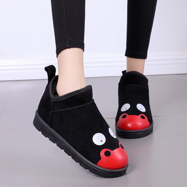 winter snow boots women faux fur warm shoes woman flock slip-on woolen animal print casual female plus size, Black
winter snow boots women faux fur warm shoes woman flock slip-on woolen animal print casual female plus size, Black