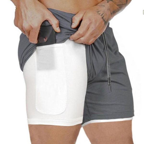 men's shorts running 2-in-1 sports double-layer quick-drying jogging fitness, White;black
men's shorts running 2-in-1 sports double-layer quick-drying jogging fitness, White;black