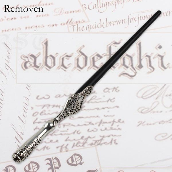 refills removen metal carved craft penholder italic gothic script calligraphy dip pen fountain, Black;red
refills removen metal carved craft penholder italic gothic script calligraphy dip pen fountain, Black;red