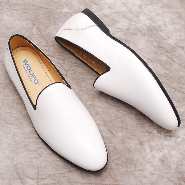dress shoes luxury fashion genuine leather men loafer black white mens casual slip on wingtip wedding party footwear
dress shoes luxury fashion genuine leather men loafer black white mens casual slip on wingtip wedding party footwear