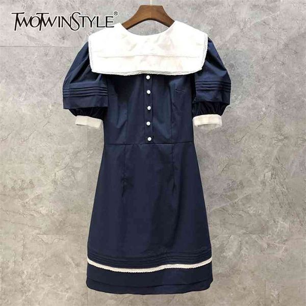 casual hit color summer dress for women sailor collar puff sleeve preppy style dresses female fashion 210520, Black;gray
casual hit color summer dress for women sailor collar puff sleeve preppy style dresses female fashion 210520, Black;gray
