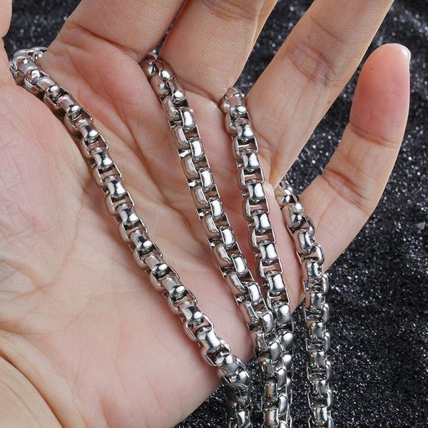 box link stainless steel chain necklace for men women silver color fashion jewelry 1/2/3/5/7mm hip hop style wholesale chains
box link stainless steel chain necklace for men women silver color fashion jewelry 1/2/3/5/7mm hip hop style wholesale chains