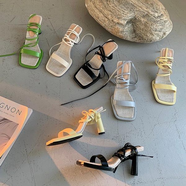 square toe women sandals party pumps round high heels cross strap lace up slides summer dress shoes woman green gray size 35-39, Black
square toe women sandals party pumps round high heels cross strap lace up slides summer dress shoes woman green gray size 35-39, Black