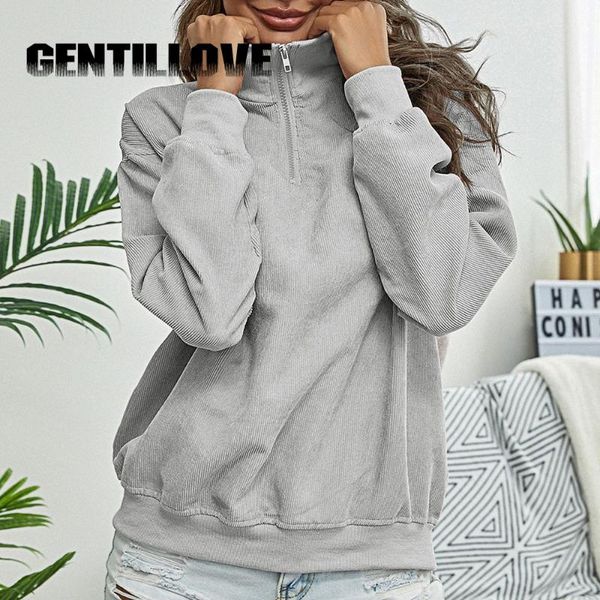 women's hoodies & sweatshirts vintage corduroy women sweatshirt solid zipper turn down collar loose casual long sleeve pullovers female, Black
women's hoodies & sweatshirts vintage corduroy women sweatshirt solid zipper turn down collar loose casual long sleeve pullovers female, Black