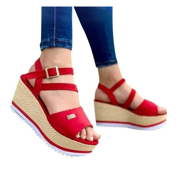 chunky heels sandals women 2021 casual wedges shoes summer platform ladies buckle strap vintage sandalias mujer, Black
chunky heels sandals women 2021 casual wedges shoes summer platform ladies buckle strap vintage sandalias mujer, Black