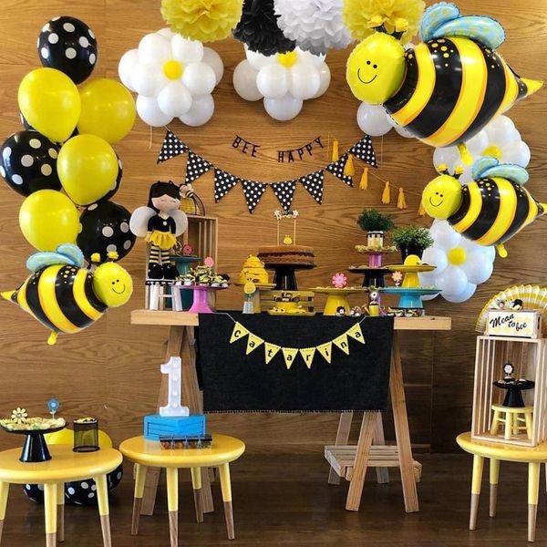1set cute honeybee series balloons mommy to bee paper banner cake er baby shower kids gift birthday party decoration
1set cute honeybee series balloons mommy to bee paper banner cake er baby shower kids gift birthday party decoration