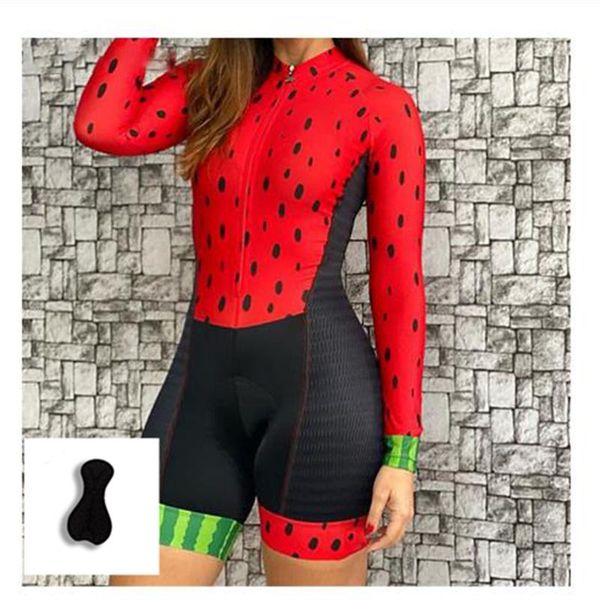 racing sets cycling jersey clothing women's triathlon long-sleeved suit jumpsuit with lycra elastic tights mtb, Black;blue
racing sets cycling jersey clothing women's triathlon long-sleeved suit jumpsuit with lycra elastic tights mtb, Black;blue