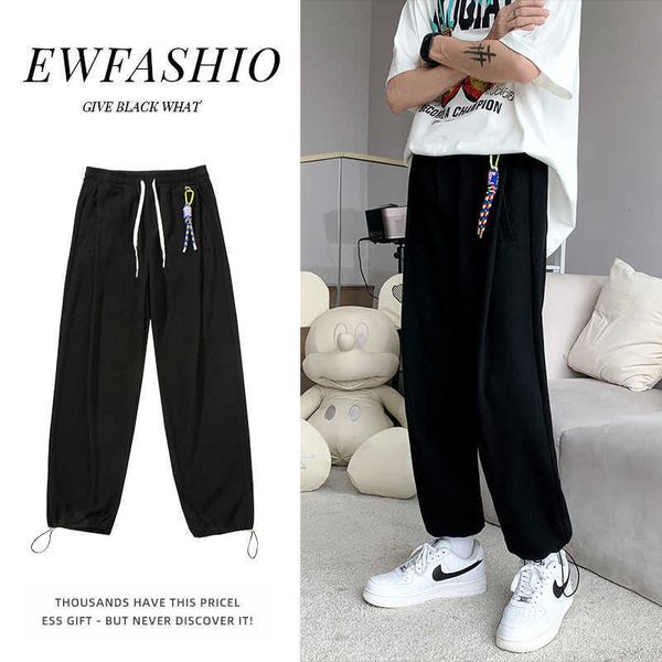 2021 men's autumn casual pants: loose waffle pants, thin leggings, two sports pants, Black
2021 men's autumn casual pants: loose waffle pants, thin leggings, two sports pants, Black