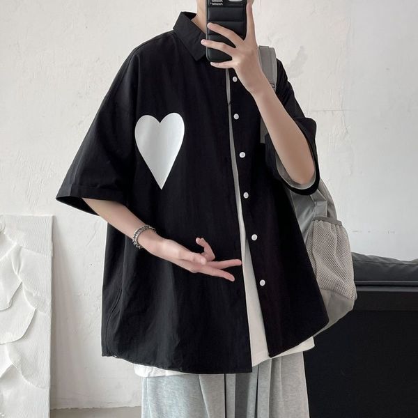 men's casual shirts summer short sleeve white hawaiian loose handsome trendy clothes beach fashion -2xl i4ey, White;black
men's casual shirts summer short sleeve white hawaiian loose handsome trendy clothes beach fashion -2xl i4ey, White;black