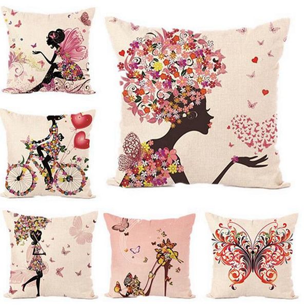 cushion/decorative pillow 1 pcs beautiful butterfly girl printed linen pillowcase bedroom living room car sofa luxury decorative cushion 45*
cushion/decorative pillow 1 pcs beautiful butterfly girl printed linen pillowcase bedroom living room car sofa luxury decorative cushion 45*