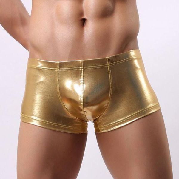 underpants shiny metallic clubwear men pub clothing boxer brief enhance bulege pouch underwear male party shorts performance show panties, Black;white
underpants shiny metallic clubwear men pub clothing boxer brief enhance bulege pouch underwear male party shorts performance show panties, Black;white