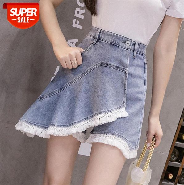 korean style female tassel stitching loose casual high waist slim a-line denim #p38c, Black;gray
korean style female tassel stitching loose casual high waist slim a-line denim #p38c, Black;gray