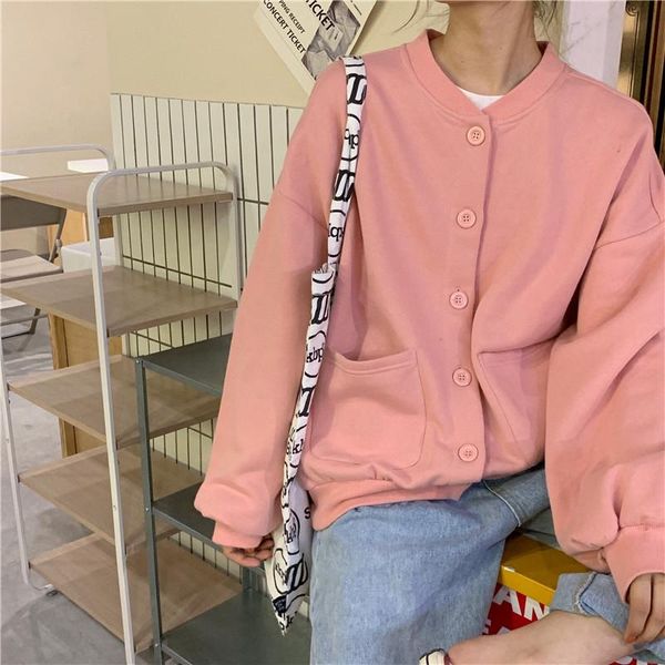 women's hoodies & sweatshirts women pink sweet single breasted o-neck thicker womens pure color female lovely pockets harajuku streetwe, Black
women's hoodies & sweatshirts women pink sweet single breasted o-neck thicker womens pure color female lovely pockets harajuku streetwe, Black