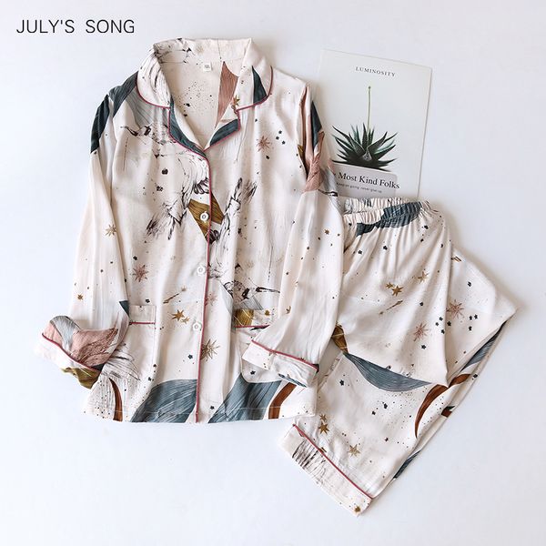 julys song 100% viscose women pajamas casual long sleeve sleepwear pajamas set printed poets summer cool pyjama suit femmel, Black;red
julys song 100% viscose women pajamas casual long sleeve sleepwear pajamas set printed poets summer cool pyjama suit femmel, Black;red