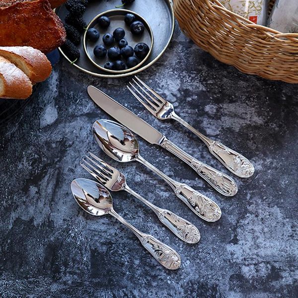 european style stainless steel western set tableware cutlery eco friendly fourchette ensembles de vaisselle kitchen dinnerware sets
european style stainless steel western set tableware cutlery eco friendly fourchette ensembles de vaisselle kitchen dinnerware sets