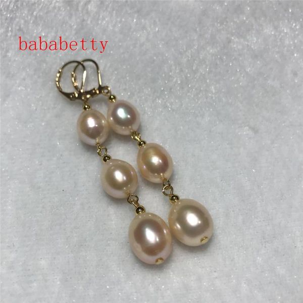 dangle & chandelier perfect a pair 9-10mm south sea pink natural pearl earring, Silver
dangle & chandelier perfect a pair 9-10mm south sea pink natural pearl earring, Silver
