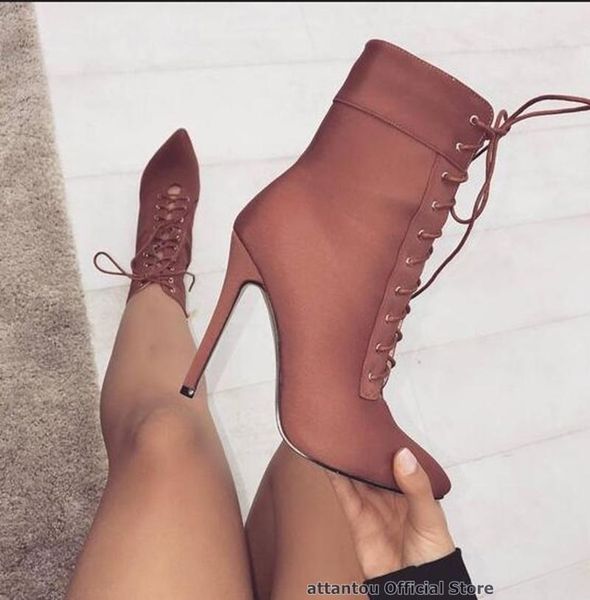 boots designer stretch pointed toe lace up short women side zipper black red straps thin high heel autumn ankle
boots designer stretch pointed toe lace up short women side zipper black red straps thin high heel autumn ankle