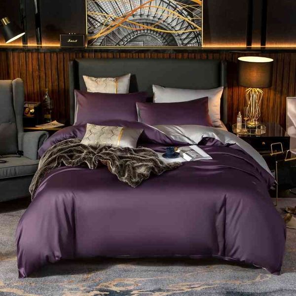 egyptian cotton purple gray reversible duvet cover breathable soft twin king size bed sheet set bedding sets zipper
egyptian cotton purple gray reversible duvet cover breathable soft twin king size bed sheet set bedding sets zipper