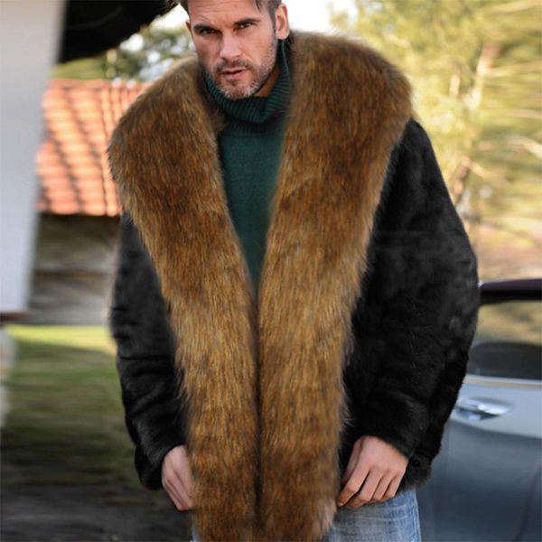 men's jackets men faux fur cardigan jacket casual solid color long sleeve turn-down collar winter warm coat, Black;brown
men's jackets men faux fur cardigan jacket casual solid color long sleeve turn-down collar winter warm coat, Black;brown