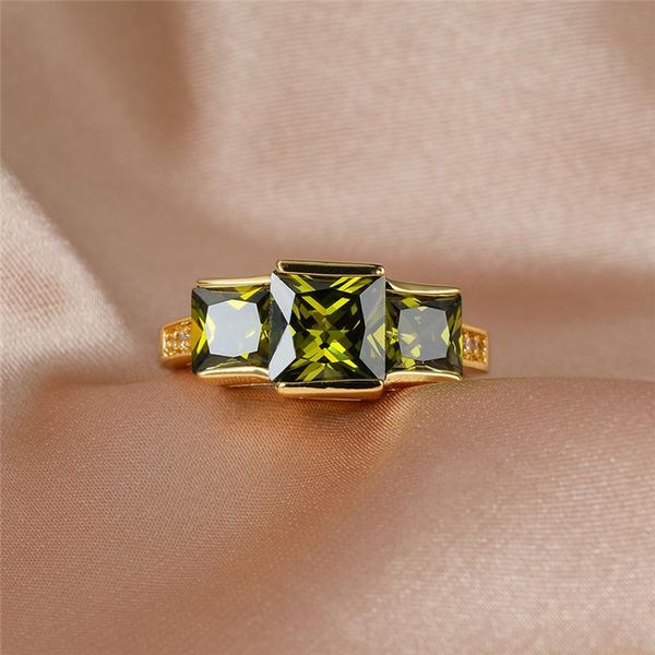 charm female olive green crystal stone jewelry dainty gold color wedding rings for women vintage bride square engagement ring, Slivery;golden
charm female olive green crystal stone jewelry dainty gold color wedding rings for women vintage bride square engagement ring, Slivery;golden