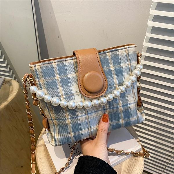 evening bags simple and fashionable checkered bag retro elegant pearl chain handbag ins shoulder texture messenger
evening bags simple and fashionable checkered bag retro elegant pearl chain handbag ins shoulder texture messenger