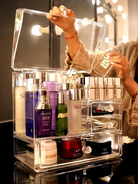 storage boxes & bins dustproof large make up organizer box acrylic multi-storey cosmetic jewerly makeup brush holder
storage boxes & bins dustproof large make up organizer box acrylic multi-storey cosmetic jewerly makeup brush holder