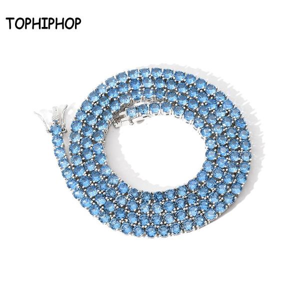 european and american hip-hop tennis chain sea blue zircon 4mm men women necklace chains, Silver
european and american hip-hop tennis chain sea blue zircon 4mm men women necklace chains, Silver